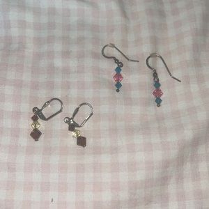 Swarovski crystal handmade earrings